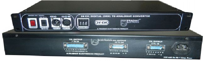 DMX To Analog Converter 24 ch (P524AD)